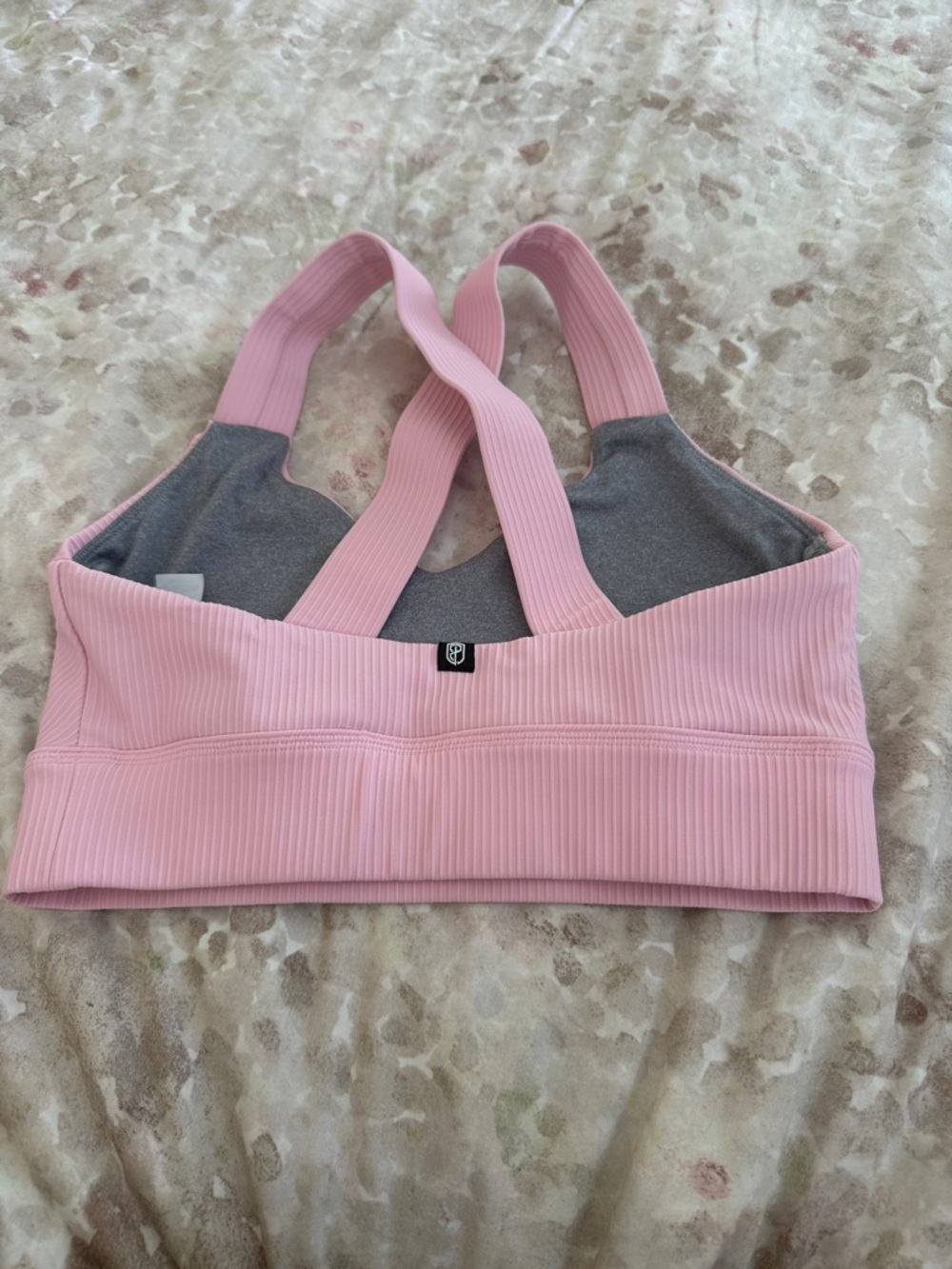 Born Primitive Pink Ribbed Sports Bra - Picture 2 of 3